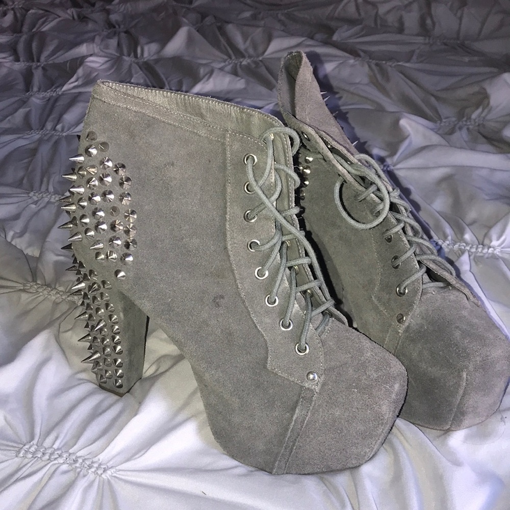 Grey Jeffery Campbell platform heels